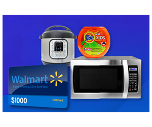 Get a $1,000 Walmart Gift Card Reward