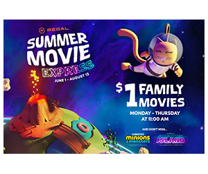 Regal $1 Family Movies All Summer Long