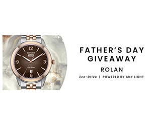 Win a $495 Citizen Rolan Eco-Drive Watch
