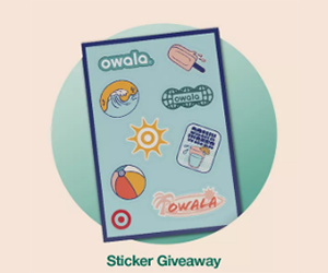 Free Owala Stickers at Target on July 18