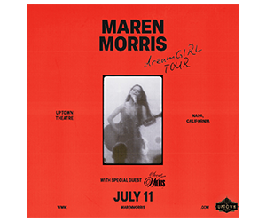 Win a Trip to See Maren Morris Live in Napa.