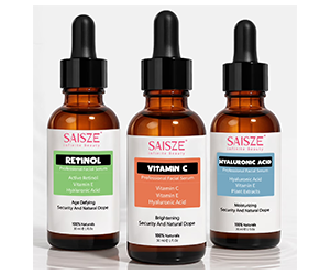 SAISZE Vitamin C, Retinol & Hyaluronic Acid Serum Set at Walmart for $8.99 – Save $10