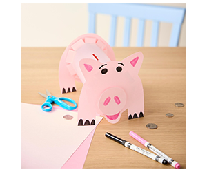 Free Michaels Kids Club Hamm Piggy Bank Craft