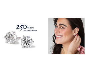 Win 2.5 CTW Lab-Grown Diamond Stud Earrings