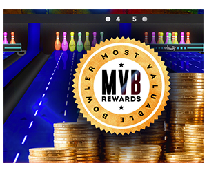Free Strike by Bowlero Game Cash for MVB Rewards Members.