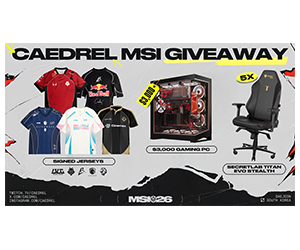 Win a $3,000 Gaming PC, Secretlab Chair, or Signed Esports Jersey