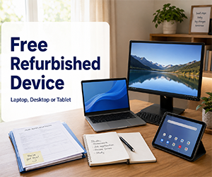 Free Refurbished Laptop, Desktop, or Tablet