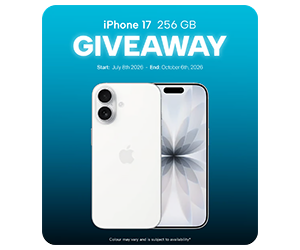 Win an Apple iPhone 17 256GB