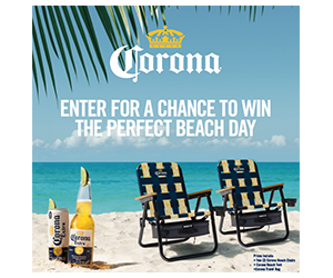 Win a Corona Perfect Beach Day Essentials Prize Pack