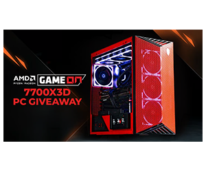 Win an AMD Game On 7700X3D Gaming PC