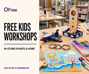 Upcoming Free Kids Workshops, In-Store Events & more