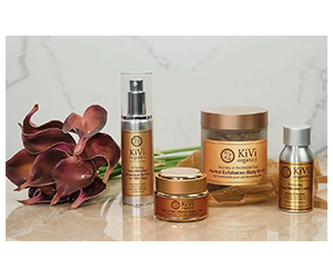 Free KiVi Organics Skin Care Samples.