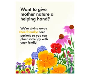 Free Zarbee's Bee-Friendly Seed Packets