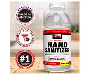 Free Force Factor Hand Sanitizer Sample