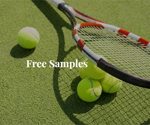 Free ADA Kid Super Squish Ball And Badminton Racket Samples
