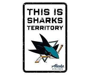 Free ”Sharks Territory” Mini Sign