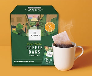 Free Taylors 80 Rich Italian Coffee Bags Box