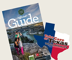Free Texas State Parks Official Guide And Bumper Sticker