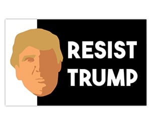 Free ”Resist Trump” Sticker
