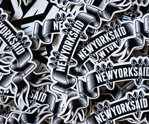 Free New York Said Stickers