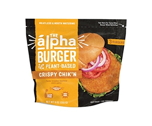 Free Alpha Foods Plant-Based Chicken Burger