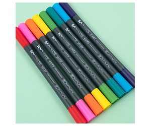 Free Yoobi Double-Ended Markers 8-Pack