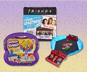 Free Kinetic Sand Playset, Bakugan Game Board, Grouch Couch Game, Friends TV Show And More
