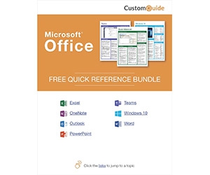 Free Kit: ”Microsoft Office 2019 -- Free Reference Card Bundle”