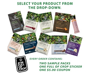 Free Plant Fusion Protein Sample Packets, Sticker And $5 Off Coupon