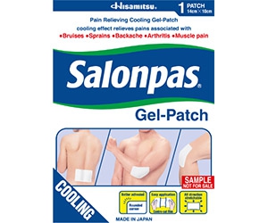 Free Salonpas® Gel-Patch Sample