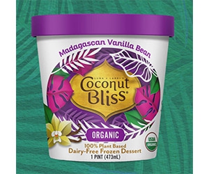 Free Coconut Bliss Organic 100% Plant-Based Ice Cream
