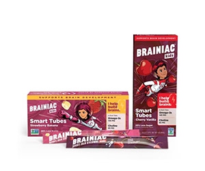 Free multipack of Brainiac Kids Yogurt Tubes
