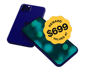 Make room for an iPhone 12 Reward valued at $699