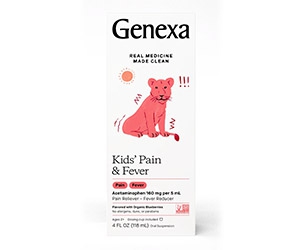 Free Genexa Kids Pain & Fever Relief Boottle