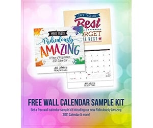 Free 2021 Ridiculously Amazing Wall Calendar Sample Pack