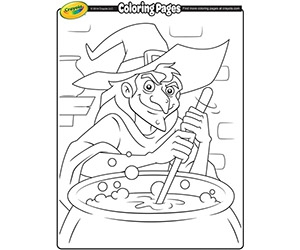 Free Halloween Prints From Crayola