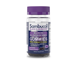 Free Sample Packs of Sambucol Black Elderberry Gummies