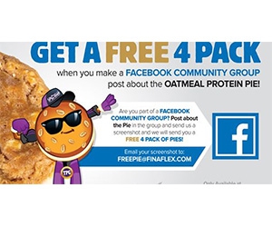 Free 4-Pack Of Oatmeal Protein Pies From FinaFlex