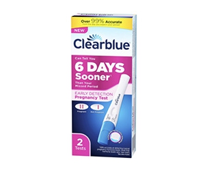 Free Clearblue Early Detection Pregnancy Test Sample