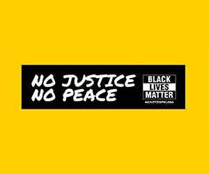 Free ”No Justice, No Peace” Sticker