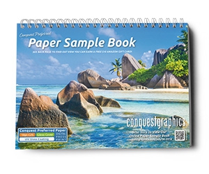 Free Paper Sample Book From Conquest Graphics