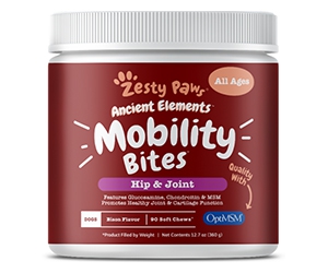 Free Zesty Paws Mobility Bites For Dogs Or Cats