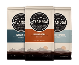 Free Coffee Bag Sample From Steamboat