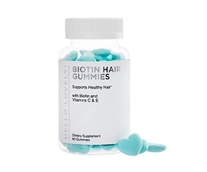 Free Biotin Hair Support Gummy Vitamins
