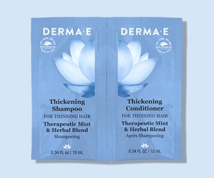 Free Thickening Shampoo And Conditioner From Derma E