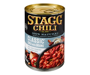 Free Stagg Chili With Beans Samples