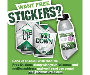 Free Stickers From TNB Naturals