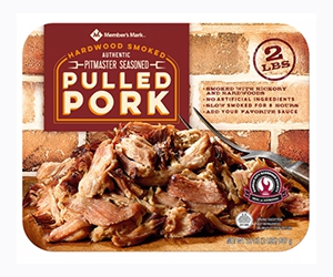 Free Seasoned Pulled Pork & Chicken From Member's Mark