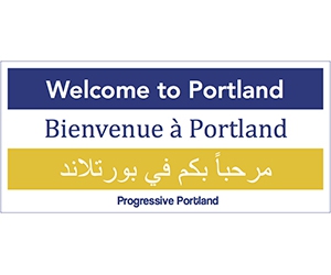 Free Welcome To Portland Sticker