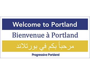 Free Welcome To Portland Sticker